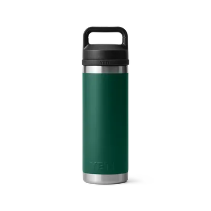 YETI Rambler 18 OZ 532 ML Bottle With Chug Cap - Black Forest Green