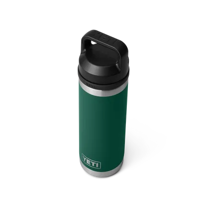 YETI Rambler 18 OZ 532 ML Bottle With Chug Cap - Black Forest Green