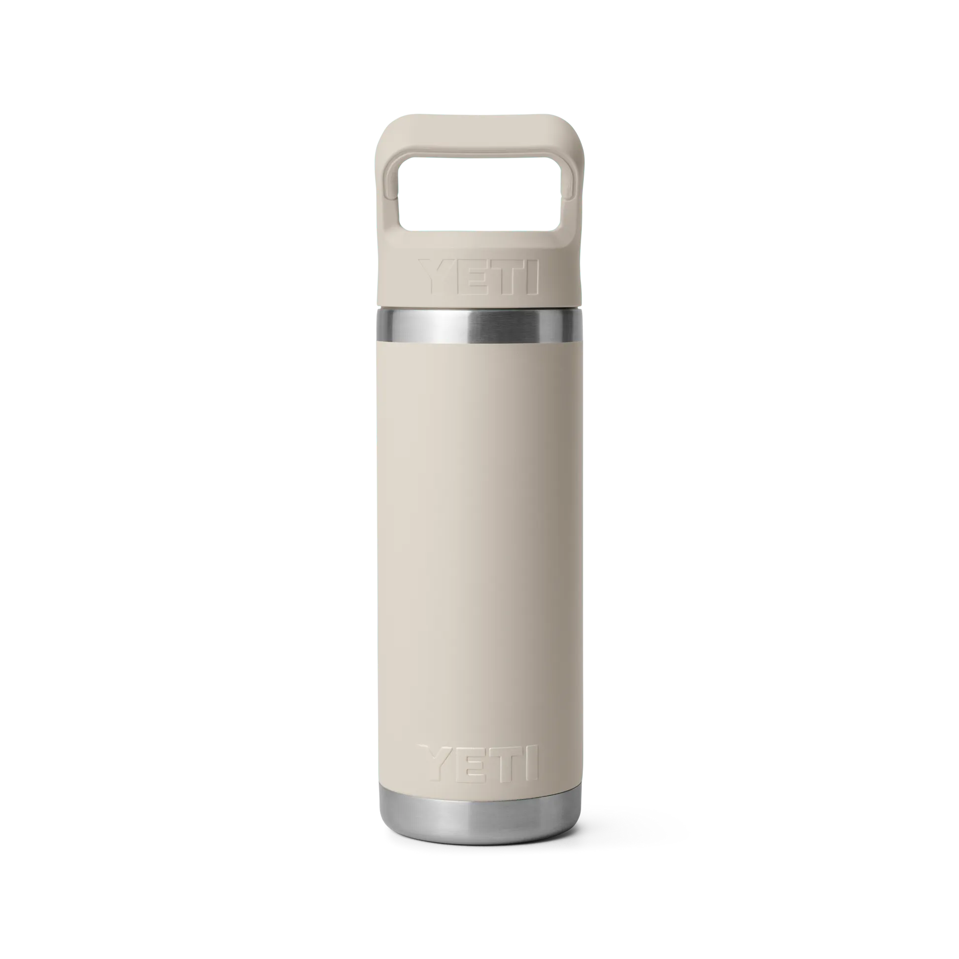 YETI Rambler 18 OZ 532 ml Bottle With Colour Matched Straw Cap - Cape Taupe
