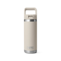 YETI Rambler 18 OZ 532 ml Bottle With Colour Matched Straw Cap - Cape Taupe