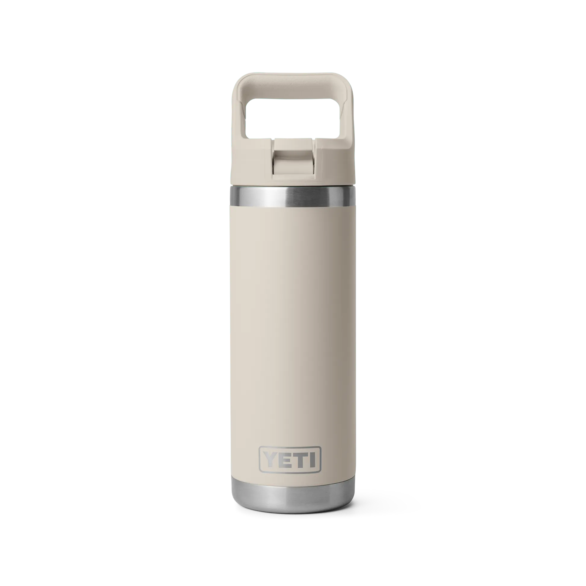 YETI Rambler 18 OZ 532 ml Bottle With Colour Matched Straw Cap - Cape Taupe