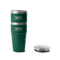 YETI Rambler 20 OZ 591 ML Rambler Stackable Cup- Black Forest Green