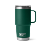 YETI Rambler 20 OZ 591 ml Travel Mug With Stronghold™ Lid - Black Forest Green