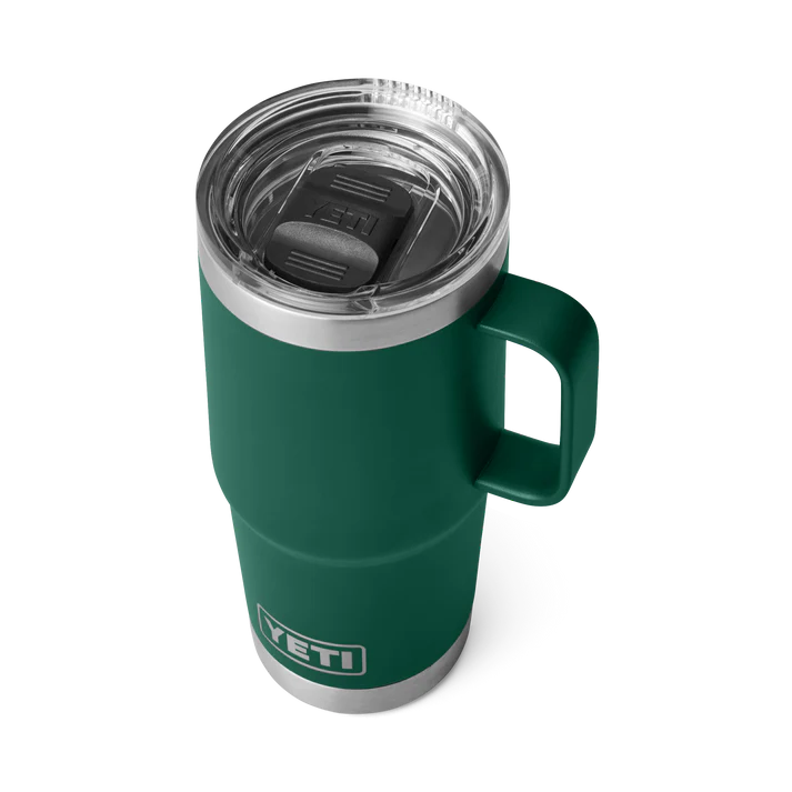 YETI Rambler 20 OZ 591 ml Travel Mug With Stronghold™ Lid - Black Forest Green