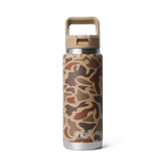 YETI Rambler 26 OZ 756 ML Bottle With ColourMatched Straw Cap - Wetlands Camo
