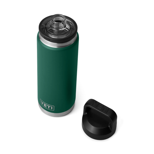 YETI Rambler 26 OZ 769 ML Bottle With Chug Cap- Black Forest Green