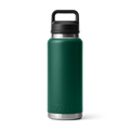 YETI Rambler 36 OZ 1 L Bottle With Chug Cap- Black Forest Green