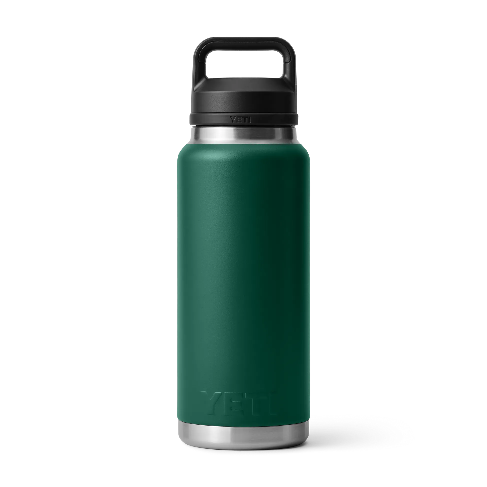 YETI Rambler 36 OZ 1 L Bottle With Chug Cap- Black Forest Green
