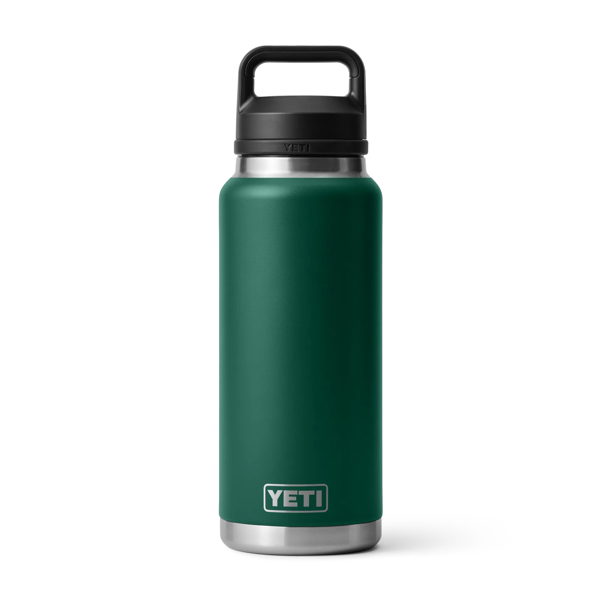 YETI Rambler 36 OZ 1 L Bottle With Chug Cap- Black Forest Green