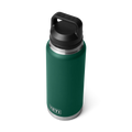 YETI Rambler 36 OZ 1 L Bottle With Chug Cap- Black Forest Green