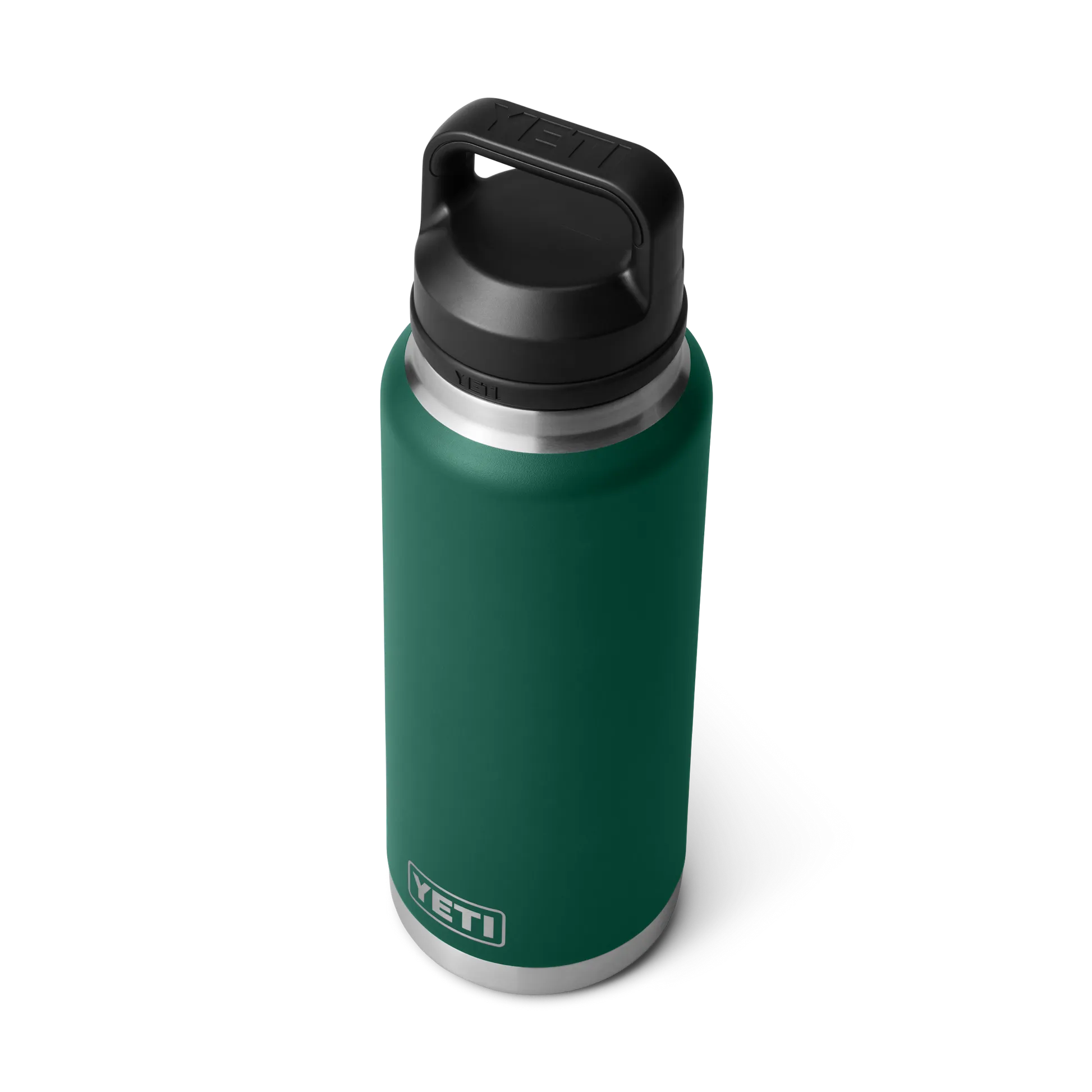 YETI Rambler 36 OZ 1 L Bottle With Chug Cap- Black Forest Green