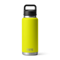 YETI Rambler 36 OZ 1 L Bottle With Chug Cap- Firefly Yellow