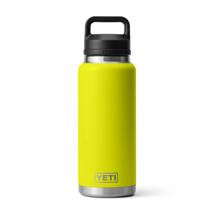 YETI Rambler 36 OZ 1 L Bottle With Chug Cap- Firefly Yellow