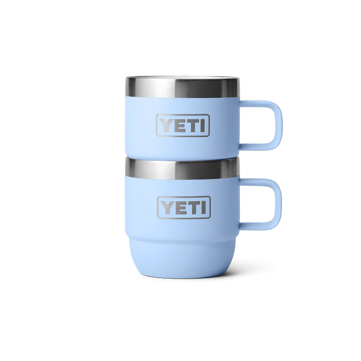 YETI Rambler 6 OZ 177 ML Stackable Mugs- Big Sky Blue
