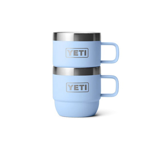 YETI Rambler 6 OZ 177 ML Stackable Mugs- Big Sky Blue