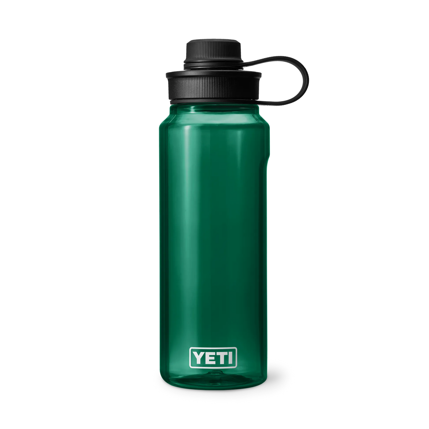 YETI Yonder 34 OZ 1 L Bottle With Tether Cap - Black Forest green