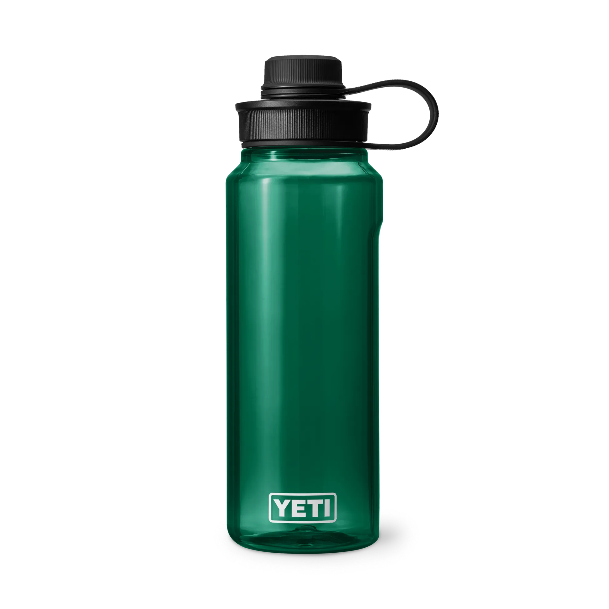 YETI Yonder 34 OZ 1 L Bottle With Tether Cap - Black Forest green