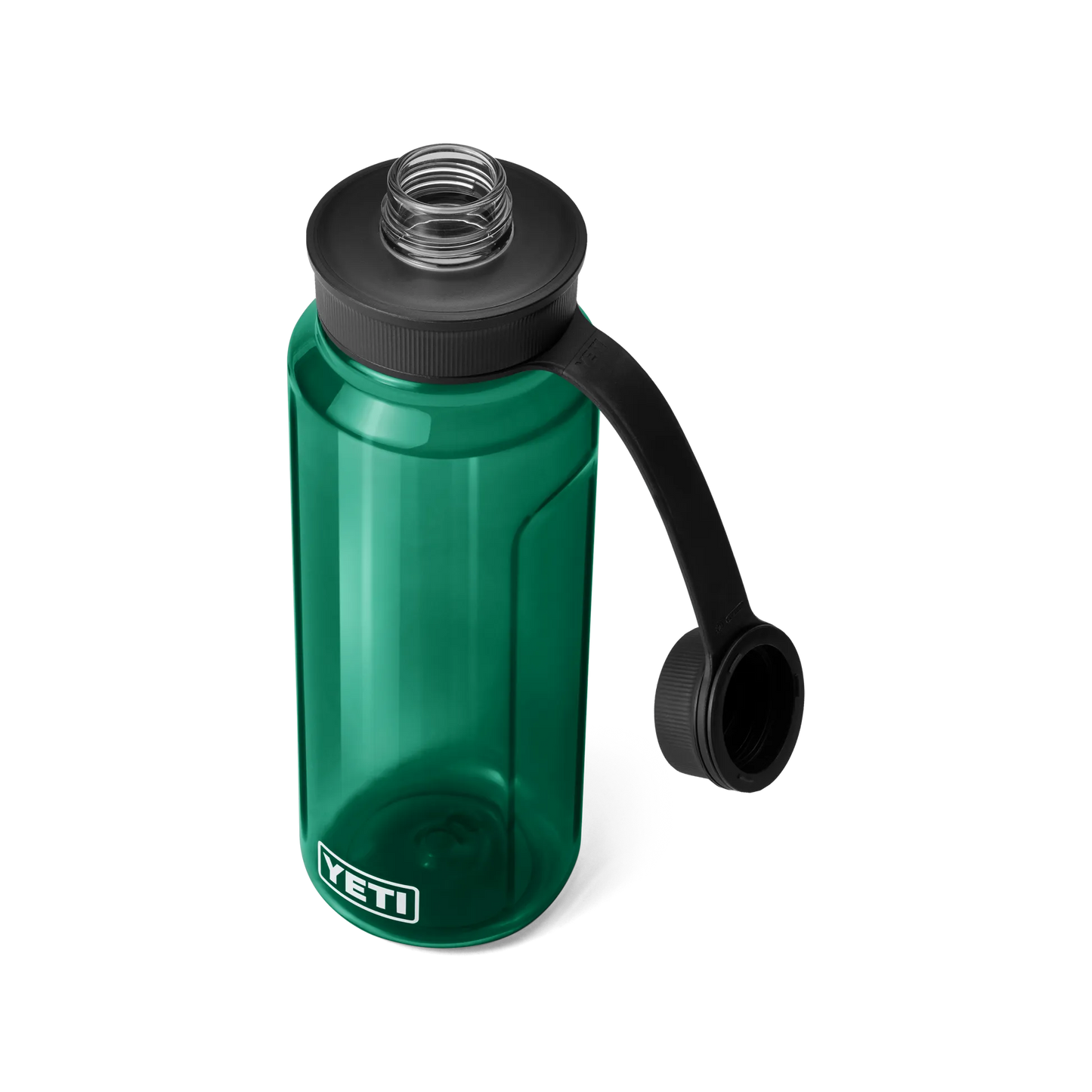 YETI Yonder 34 OZ 1 L Bottle With Tether Cap - Black Forest green