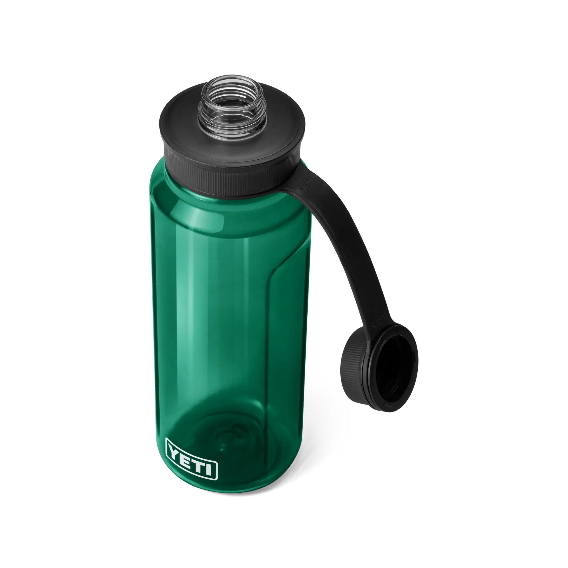 YETI Yonder 34 OZ 1 L Bottle With Tether Cap - Black Forest green
