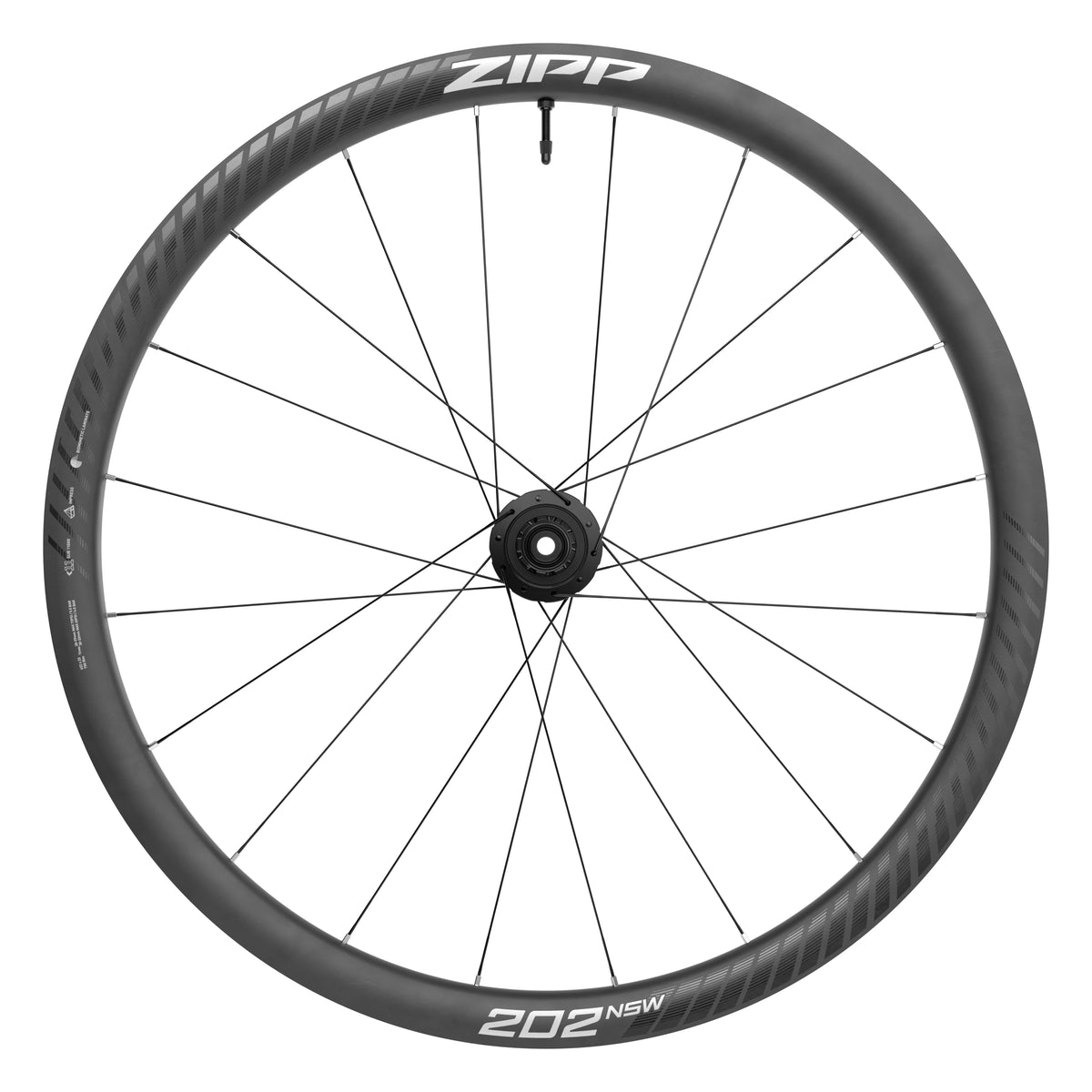 ZIPP 202 NSW Black front wheel