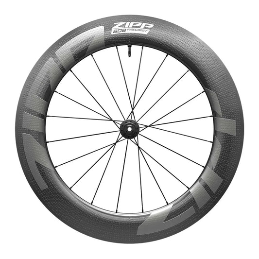 ZIPP 808 Firecrest Tubeless Disc Wheel - Carbon Black