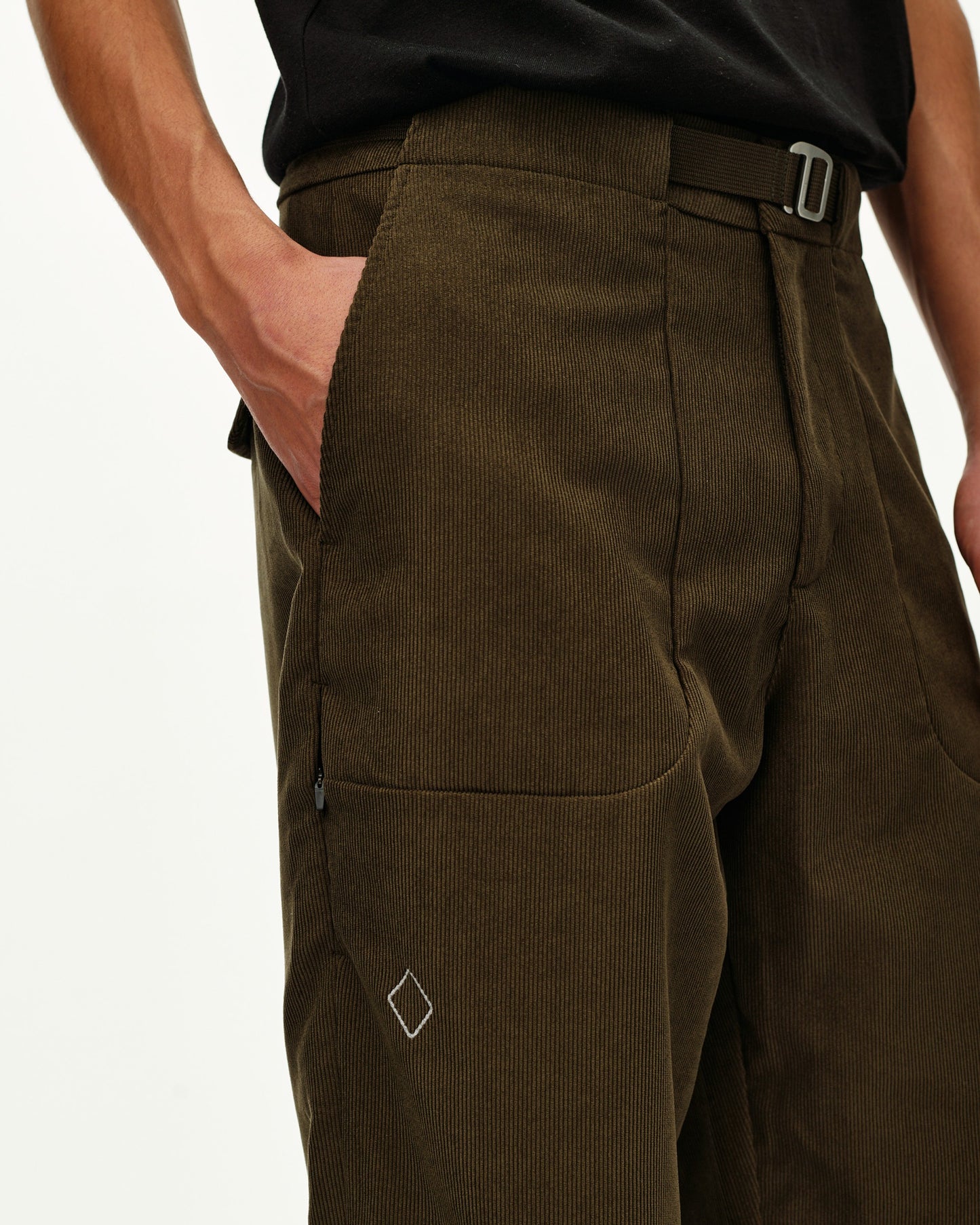 PAS NORMAL STUDIOS Off Race Corduroy Pants - Deep Olive