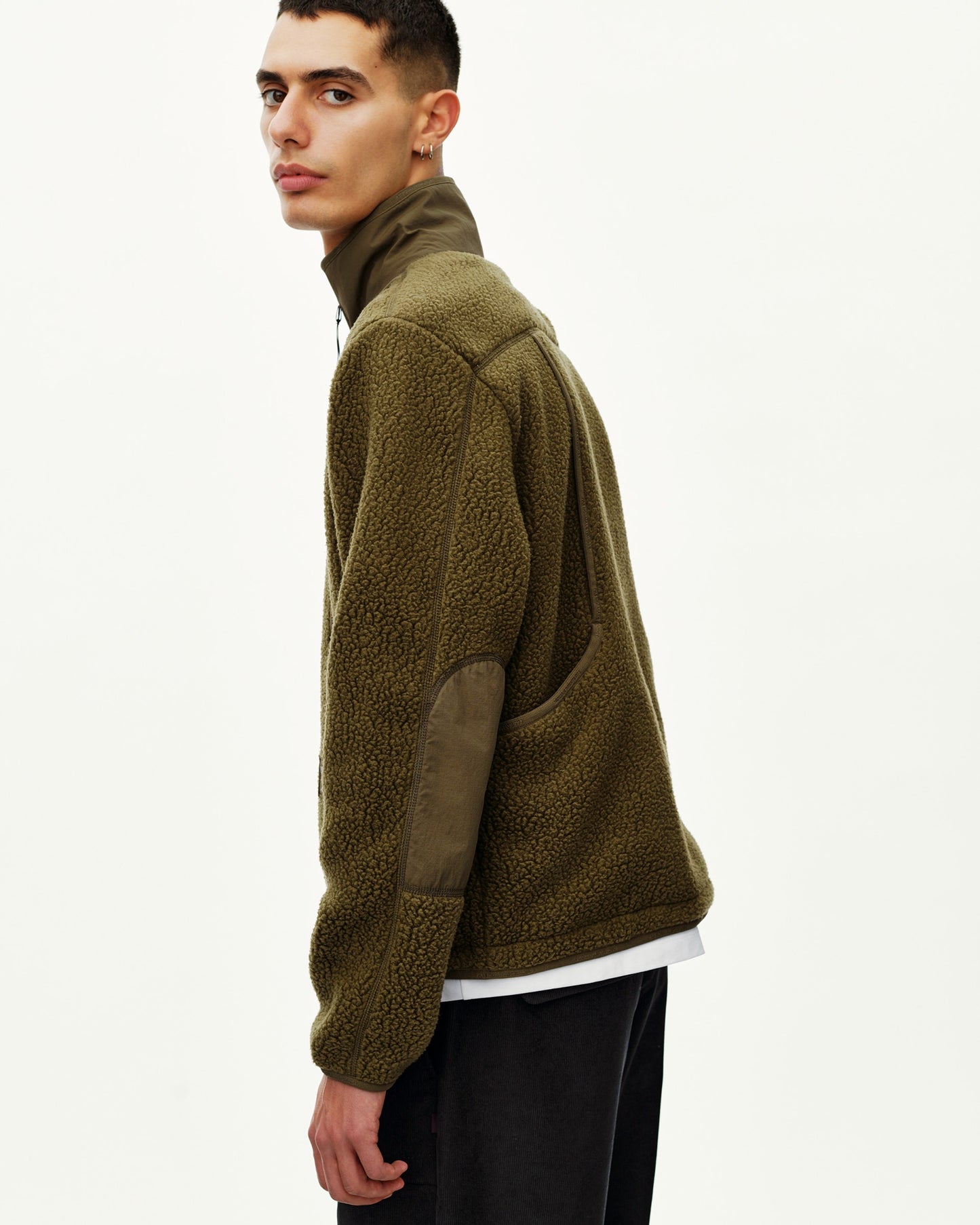 PAS NORMAL STUDIOS Off Race Pile Chaqueta polar - Deep Olive