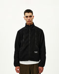 PAS NORMAL STUDIOS Off Race Pile Fleece Jacket - Black