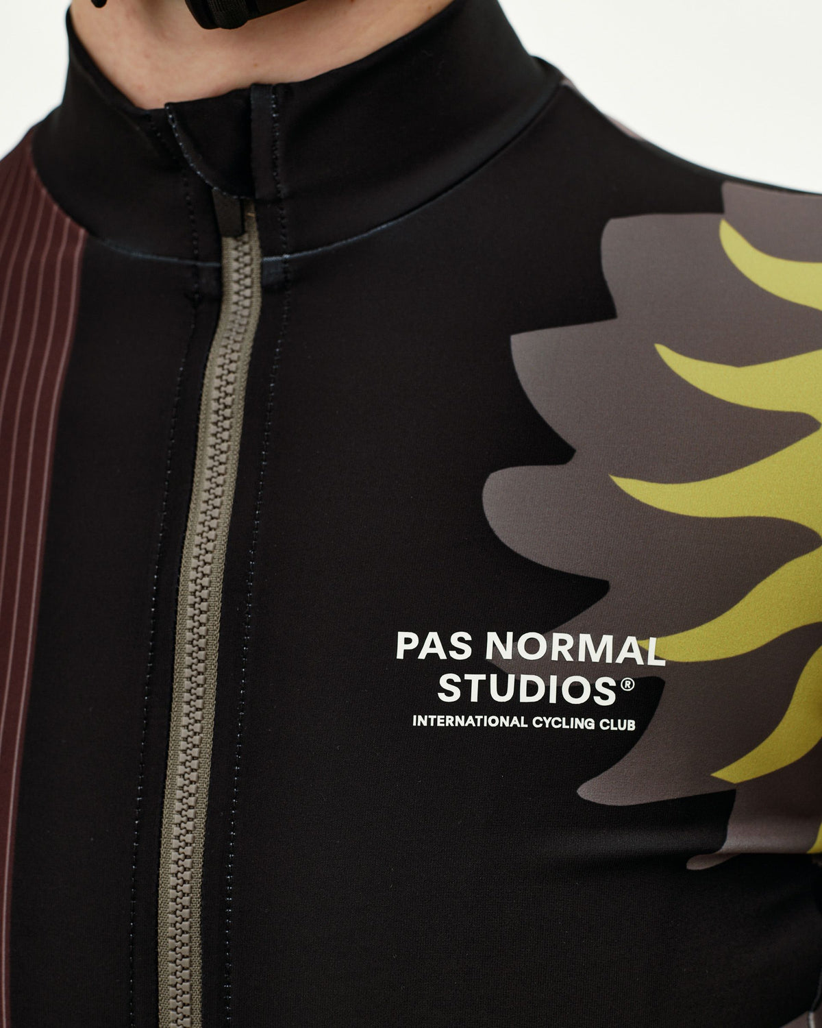 PAS NORMAL STUDIOS Women Mechanism Long Sleeve Jersey - AOP International Dark Olive