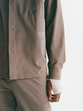 PAS NORMAL STUDIOS Off Race Tech Overshirt - Ash Brown