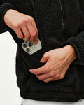 PAS NORMAL STUDIOS Off Race Pile Fleece Jacket - Black