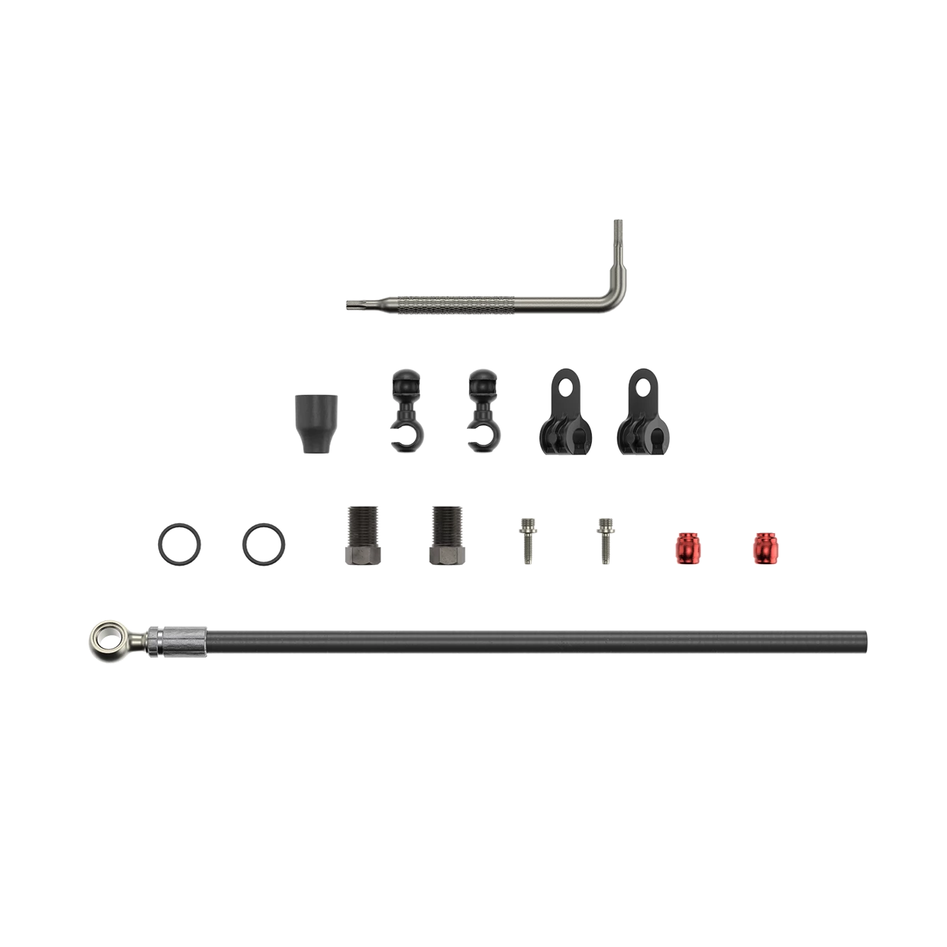 SRAM Disc Frein hydraulique Hose Kit – Silver - Banjo