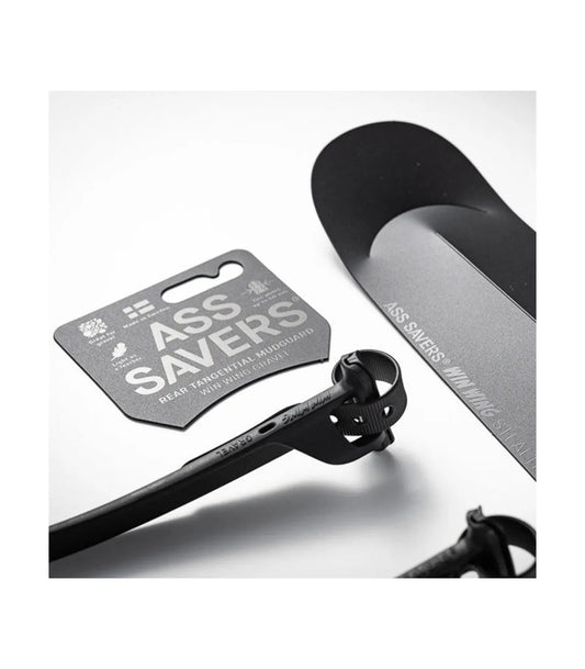 ASS SAVERS Win Wing 2 Gravel Rear Mudguard Stealth - Black