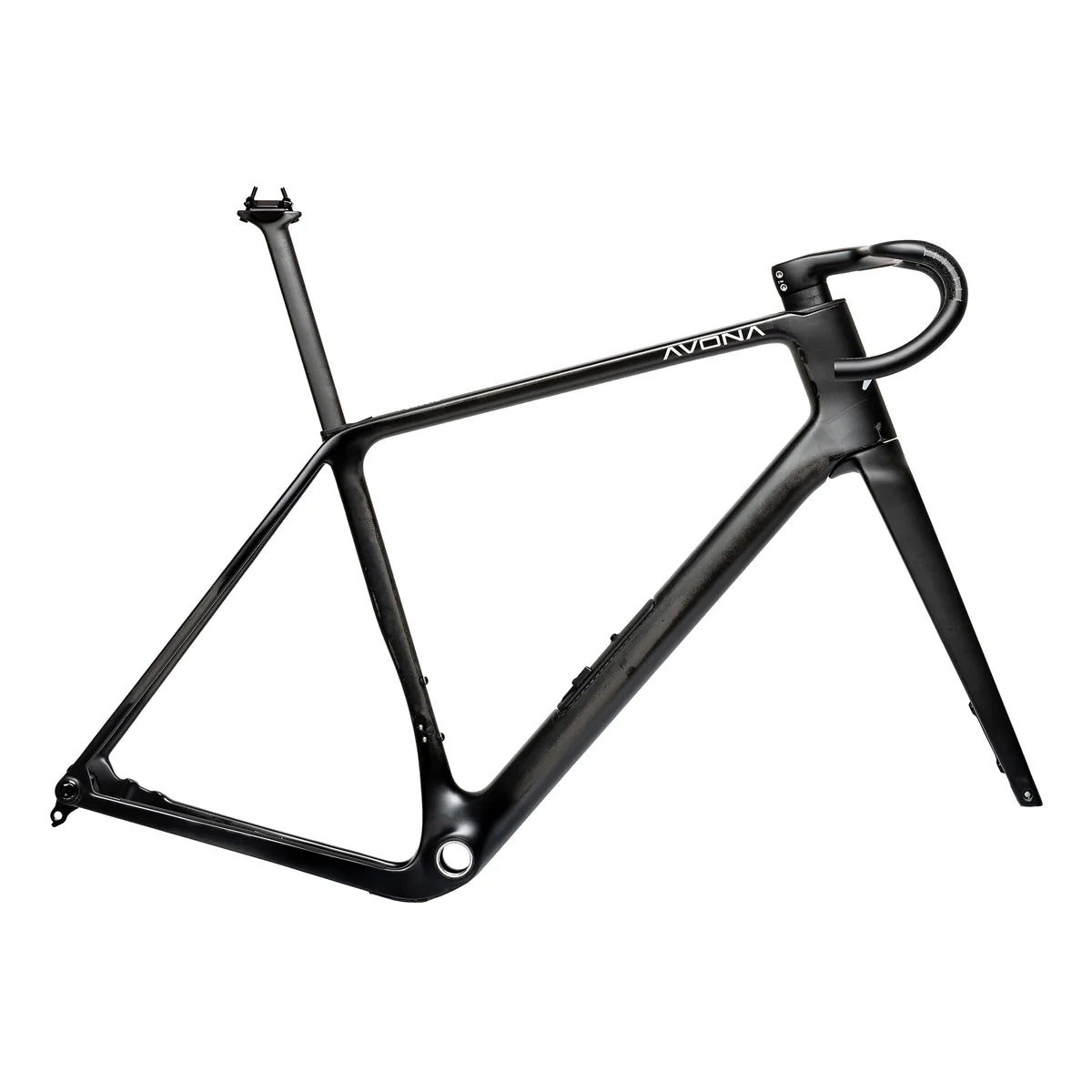 AVONA Callis Frameset with Seatpost - Carbon Clearcoat
