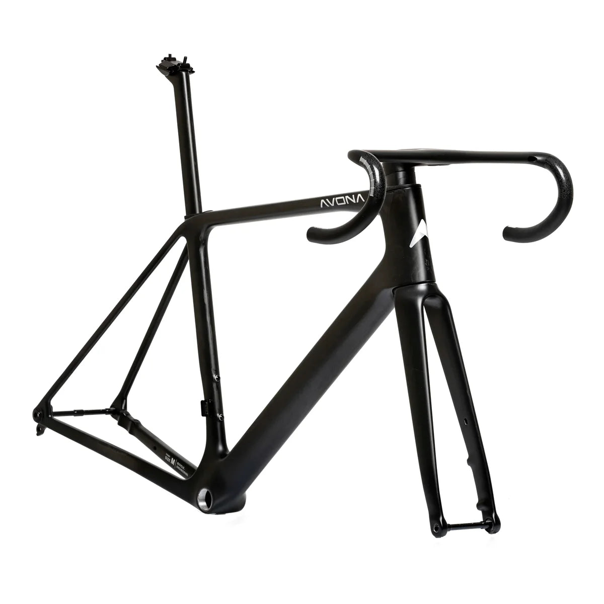 AVONA Velum Frameset with Seatpost - Carbon Clearcoat