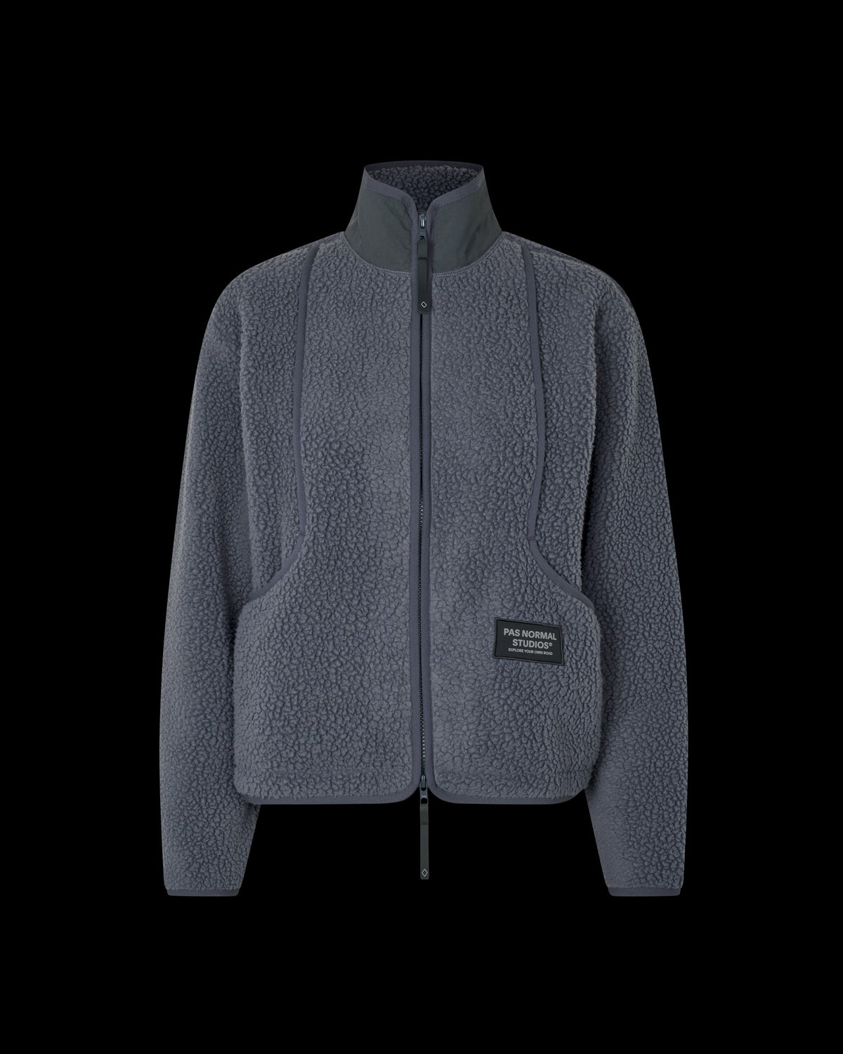 PAS NORMAL STUDIOS Women Off-Race Pile Fleece Jacket - Steel