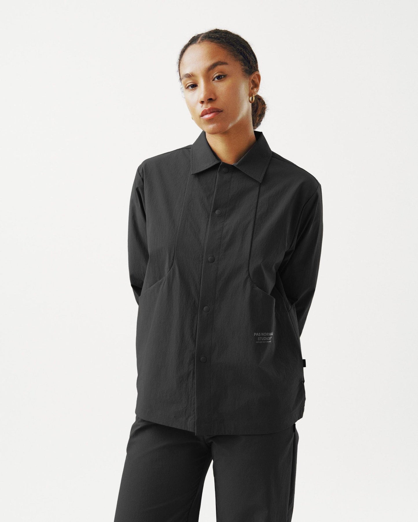 PAS NORMAL STUDIOS Off Race Tech Overshirt - Black