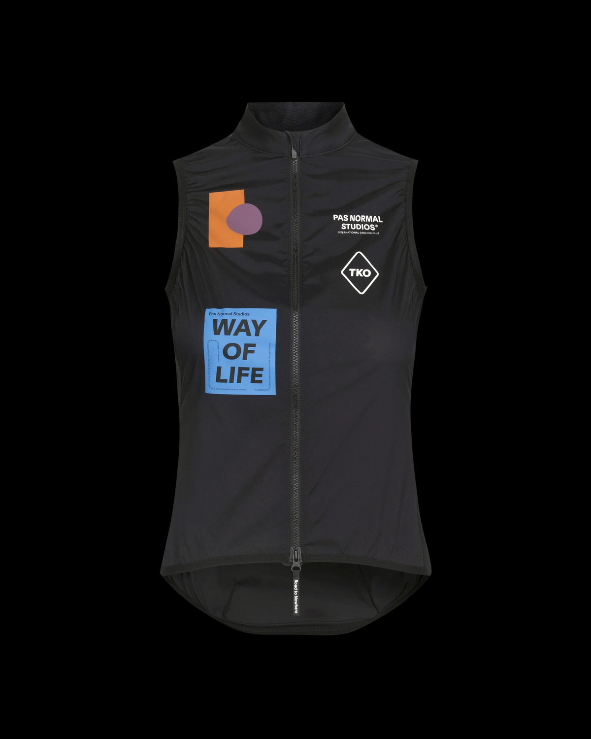 PAS NORMAL STUDIOS Women T.K.O. Mechanism Stow Away Gilet - Black