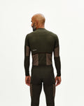 PAS NORMAL STUDIOS Mannen Escapism Fietsshirt lange mouwen - Dark Olive