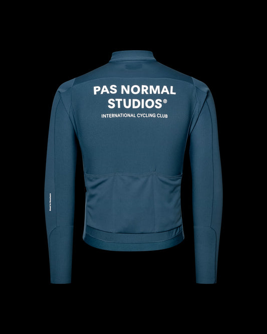 PAS NORMAL STUDIOS Men Mechanism Thermal Long Sleeve Jersey 2.0 - Denim Blue