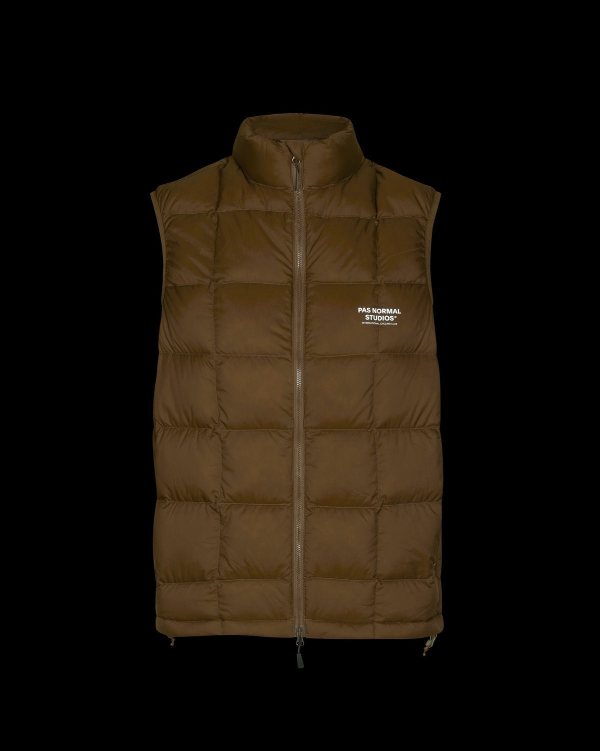 PAS NORMAL STUDIOS Off-Race Down Vest - Army Brown