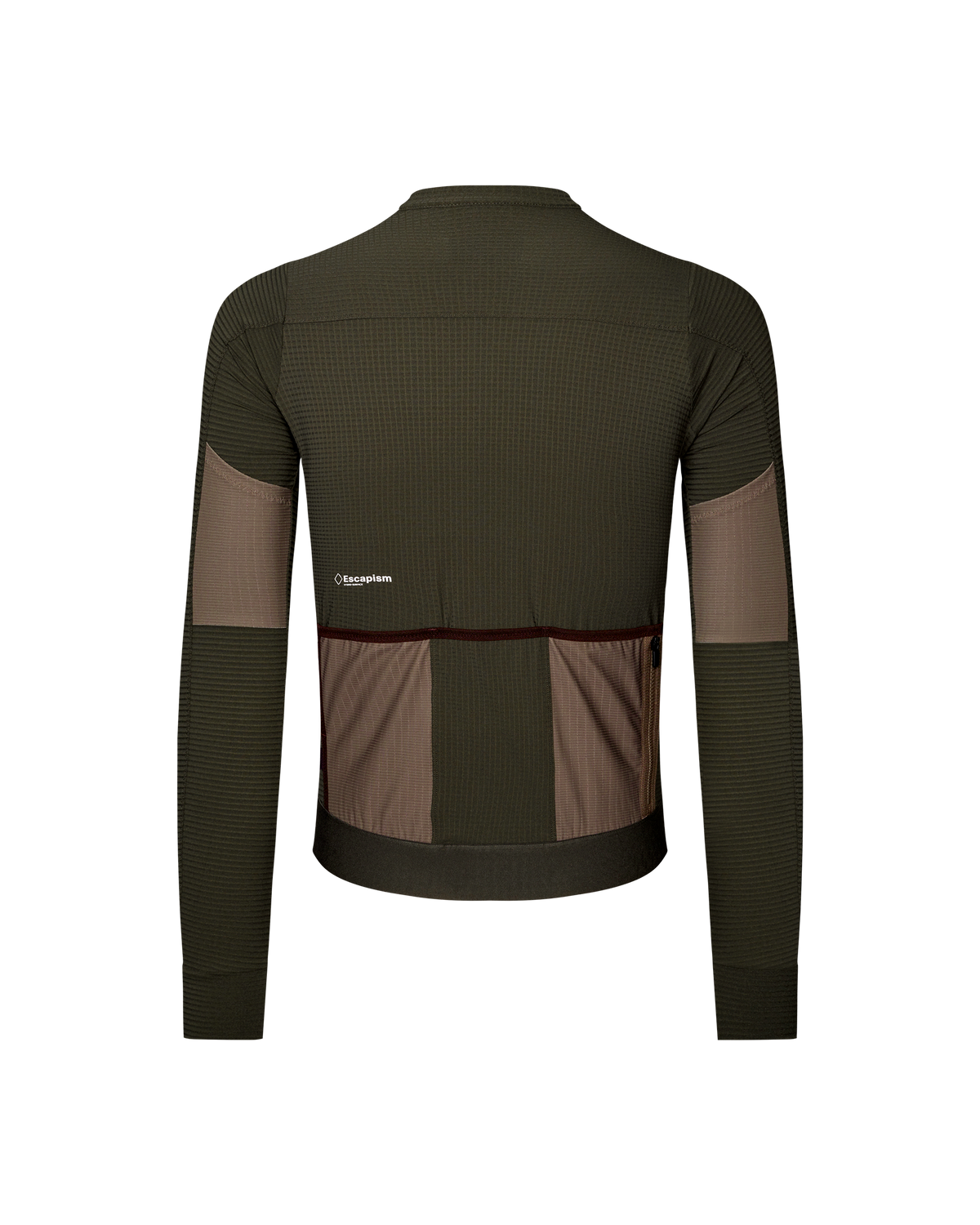 PAS NORMAL STUDIOS Mannen Escapism Fietsshirt lange mouwen - Dark Olive