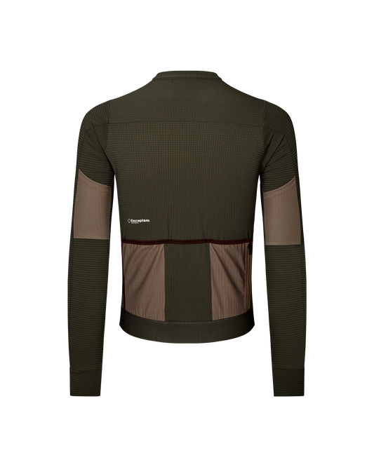 PAS NORMAL STUDIOS Hommes Escapism Maillot manches longues - Dark Olive