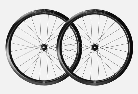 BEAST Gravel Wheelset GR40 - Carbon Black-Wheelsets-48021126