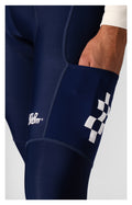 VELODROM RaceDay 3.0 Salopette lunga cargo termica - Navy/White