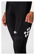VELODROM RaceDay 3.0 Thermal Cargo Bib Tights - Black/White