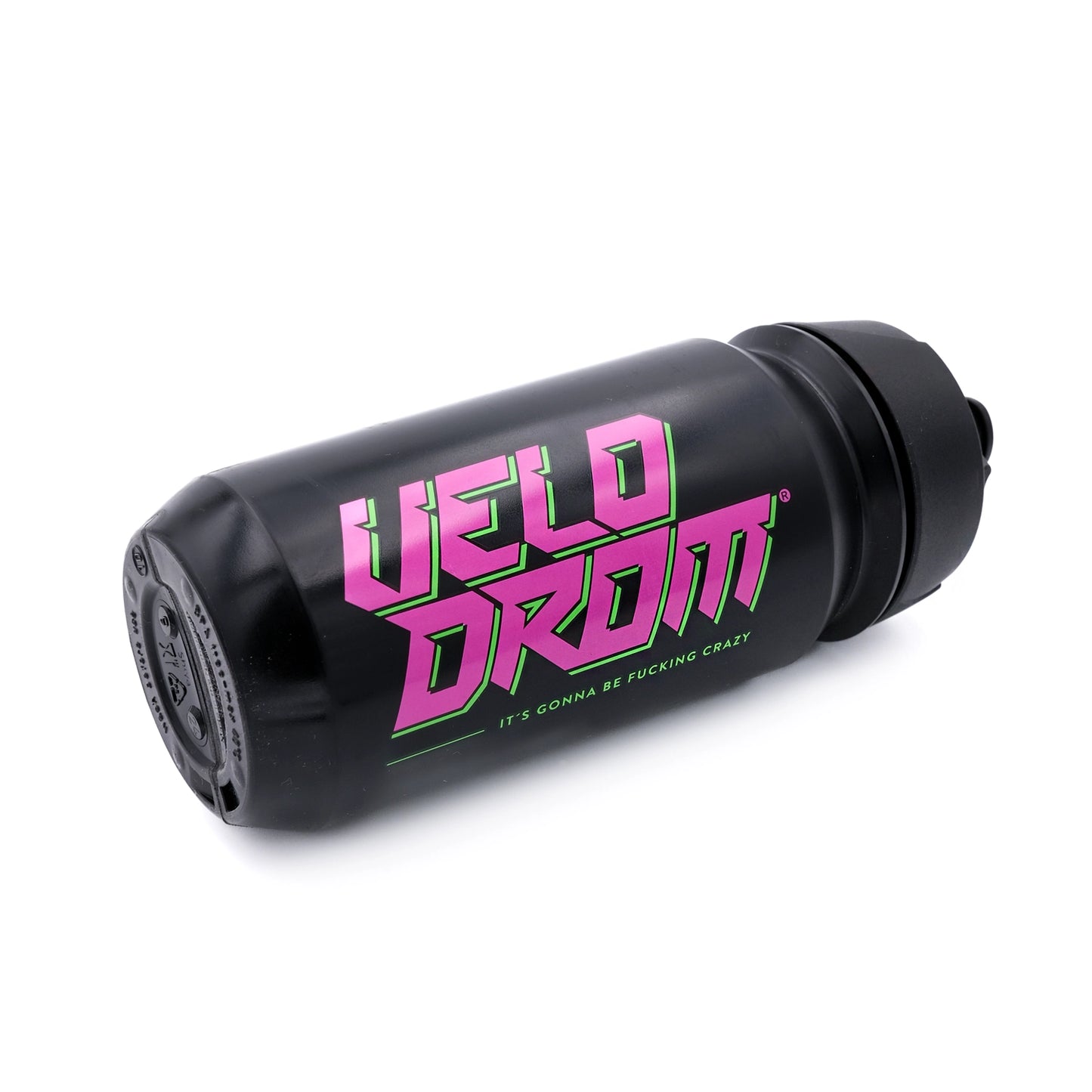 VELODROM RaceDay Bidon - Black/Fluor Green