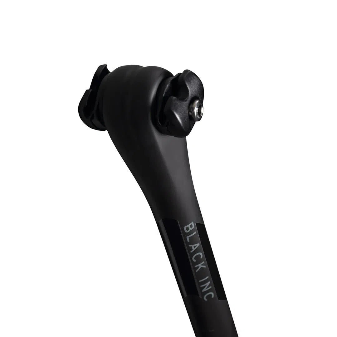 BLACK INC Rennrad Sattelstütze aus Kohlefaser 0 mm Versatz (27,2 mm)