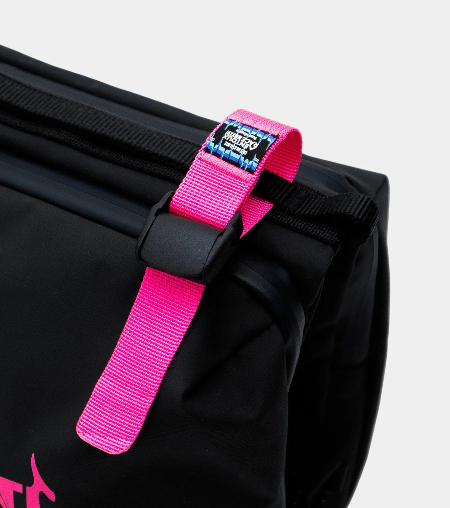 CAFÉ DU CYCLISTE Topologie Large Bottle Sacoche - Black Fuchsia