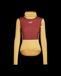 PAS NORMAL STUDIOS Women Thermal Hooded Windproof Base Layer - Camel / Marron